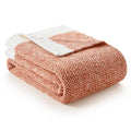 Orange Throw Blanket for Fall (Heather Orange / Throw (50"x60"))