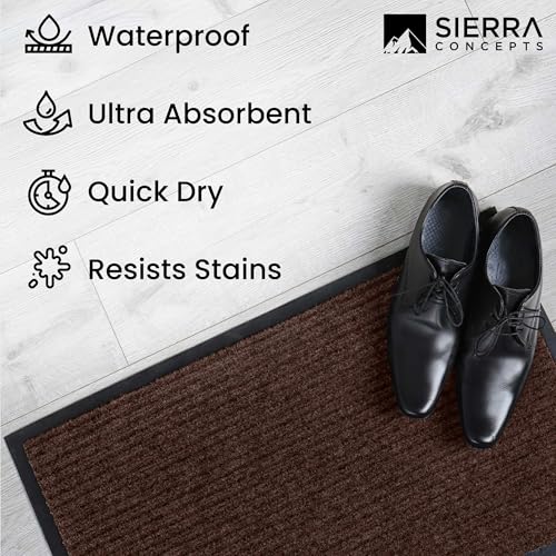 Front Door Mat (36" x 24" / Dark Brown)