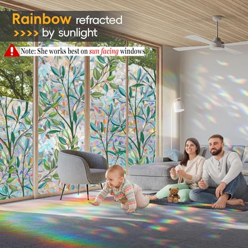 Rainbow Privacy Film with Cutting Line (Rainbow 2.0 / 47.2 Inch * 78.74 Inch)