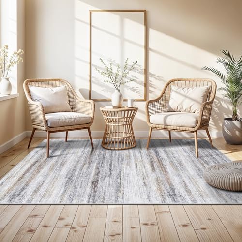4x6 Rugs for Living Room (Beige/Grey / 4' x 6' (Rectangular))