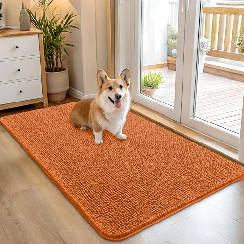 Dog Door Mat for Muddy Paws 45x27 (Clay / 45" X 27")