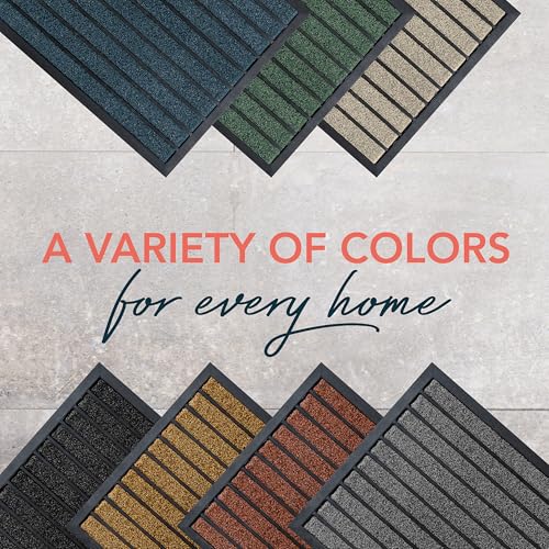 Extra Durable Door Mat Outside Entrance (36" x 24" (Rectangular) / Bright Brown)