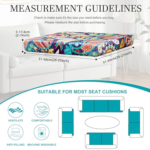 12 Pcs Outdoor Cushion Covers (Rococo / 12PCS)