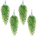 Artificial Hanging Ivy for Outdoors (Ivy / 4Pcs Plants)