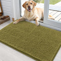 Dog Door Mat for Muddy Paws 35x24 (Willow Green / 35" X 24")