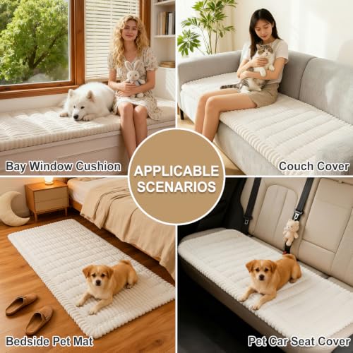 Couch Cover for Dogs (White / 27.6"x70.9")