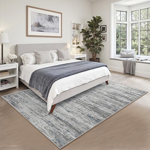 5x7 Area Rugs (Blue/Grey / 5' x 7' (Rectangular))