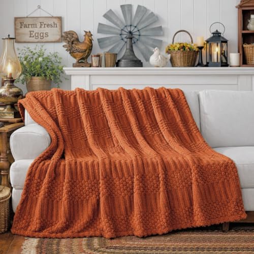 Rust Throw Blanket (Rust / Throw(50x60))