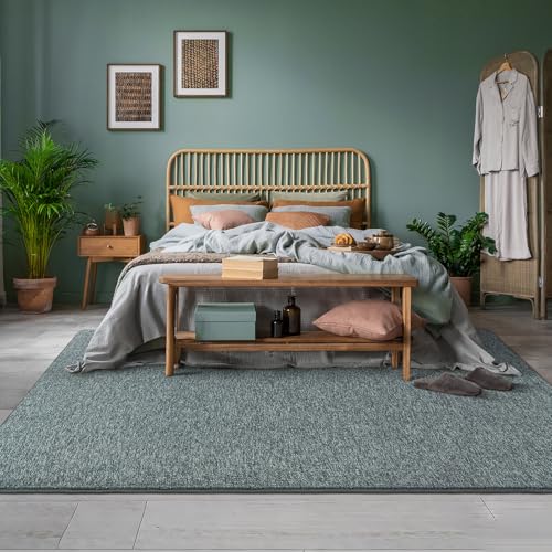 4x6 Area Rugs for Living Room Non Slip Bedroom Rug (4' x 6' (Rectangular) / Grey and White)