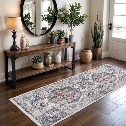 Hallway Washable Runner Rug (2' x 6' (Rectangular) / Brick)