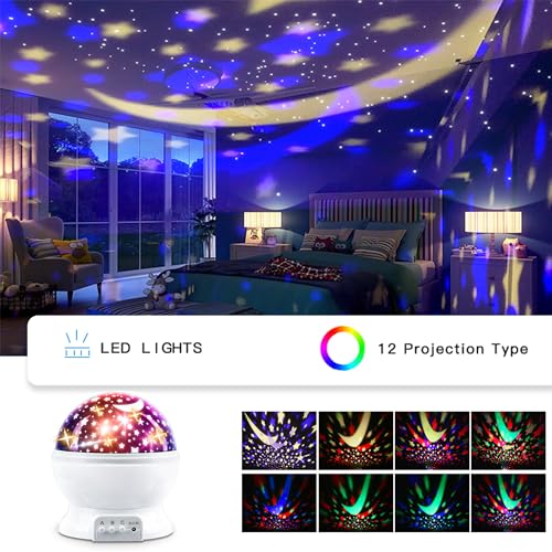 Kids Night Light Projector for Boys (Light White-3)
