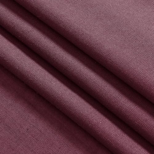 Burgundy Linen Curtains for Living Room 100 Inches Long Light Filtering Semi Sheer Curtain Back Tab Vintage Boho Decor Elegant Luxury Drapes for Bedroom Dinner Room 52x100 (52"W x 100"L (Pack of 2) / Burgundy)