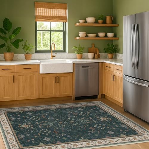 Dark Green 4x6 Living Room Rug (4' x 6' (Rectangular) / Dark Green)