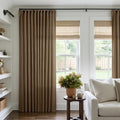 Extra Wide 102 Inch Long Pleat Curtains 70 Inch Wide Dutch Cocoa (Dutch Cocoa / 70"W x 102"L (Pack of 1))