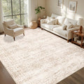 3x5 Area Rugs Living Room (Beige Brown / 3' x 5' (Rectangular))