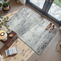 Washable 2x3 Grey Area Rug with Non (Light Neutral Gray / 2' x 3' (Rectangular))