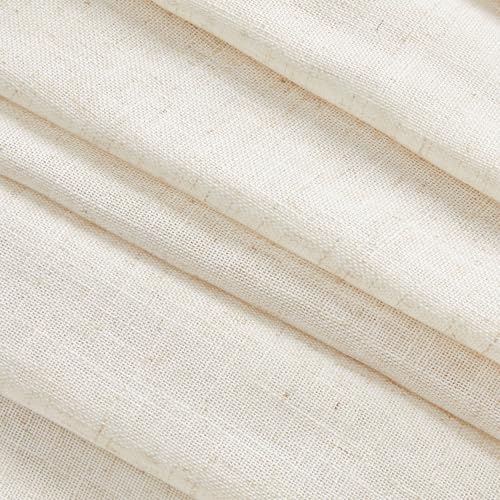 Linen Curtains for Sliding Glass Door (50"W x 102"L (Pack of 2) / Linen)