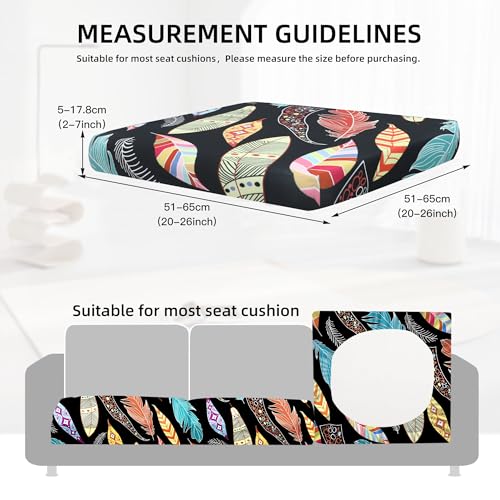 8Pcs Outdoor Cushion Covers (Color Leaf / 8PCS)