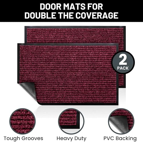 Front Door Mat (48" x 36" / Red)