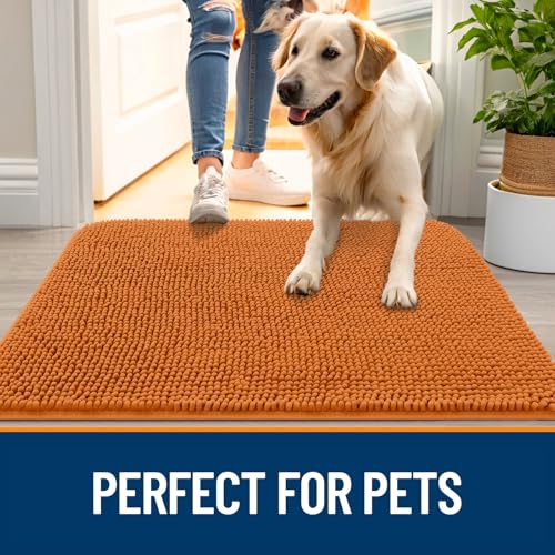 Dog Door Mat for Muddy Paws 47x24 (Clay / 47" X 24")