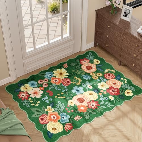 2x3 Rug for Entryway (Dark Green (Big) / 2' x 3' (Rectangular))