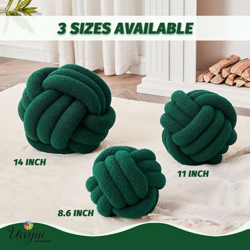 Knot Pillow Ball (Dark Green / Small (Pack of 1))