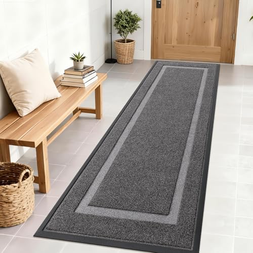 Front Door Mat Outside 71x23 (Dark Grey / 71" x 23")