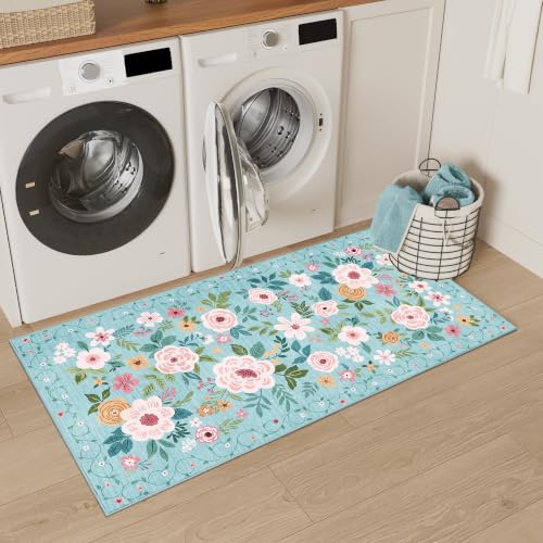 2x4 Entryway Rug (Teal / 2' x 4' (Rectangular))