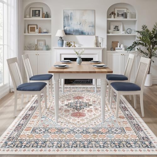 5x8 Area Rugs for Living Room (Multi Color / 5' x 8' (Rectangular))