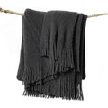 Throw Blanket for Couch (G-dark Grey / 60*80'')