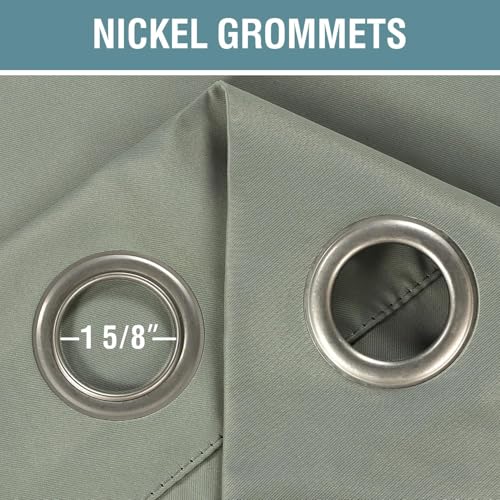 Sage Green Curtains (52"W x 90"L (Pack of 1) / Light Sage)