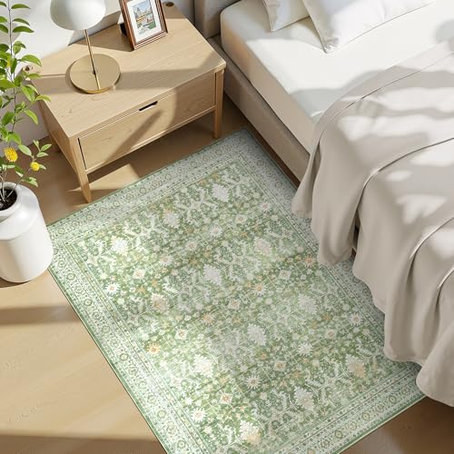 3x5 Area Rugs for Entryway (Light Green / 3' X 5' (Rectangular))