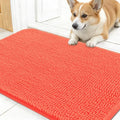 Dog Door Mat for Muddy Paws 30x17 (Coral / 30" X 17")