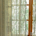 Sage Green Lace Kitchen Curtains (59"W x 45"L (Pack of 2) / Sage Green)