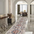 Hallway Washable Runner Rug (2'6" x 14' (Rectangular) / Brick)