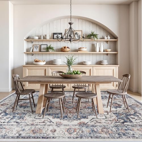 10x14 Washable Vintage Area Rug (10' x 14' (Rectangular) / Brick)