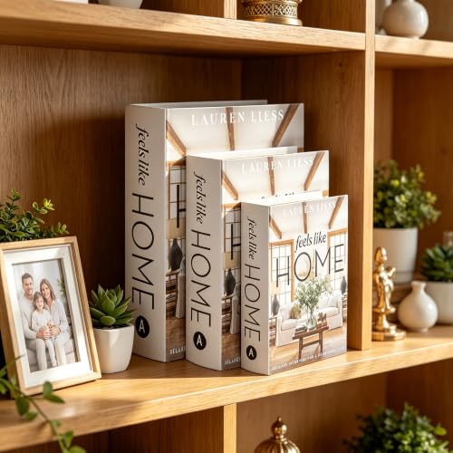 Decorative Book Boxes Set of 3 (Home)