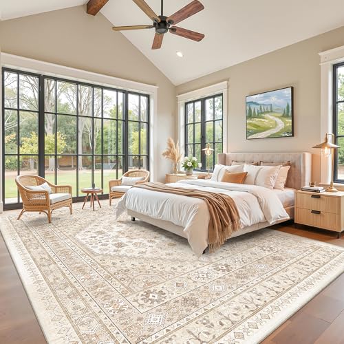 12x15 Area Rugs for Living Room (Cream/Beige / 12' x 15' (Rectangular))