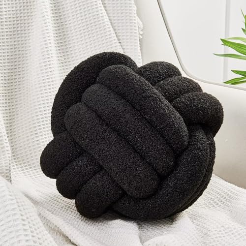 Knot Pillow Ball (Black / Small (Pack of 1))