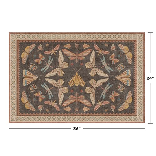Vintage 2x3 Entry Way Rugs Indoor (2' x 3' (Rectangular) / Tribal Brown)