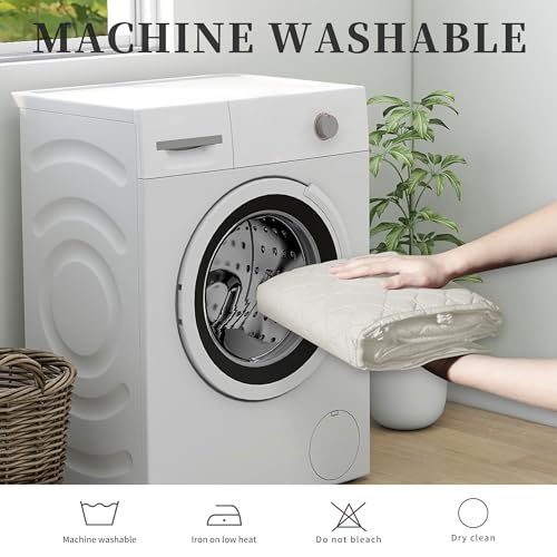 Double Protection 100% Waterproof Recliner Covers for Living Room (Ivory/Ivory / Recliner Large)