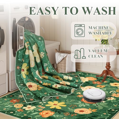 2x5 Runner Rug (Dark Green / 2' x 5' (Rectangular))