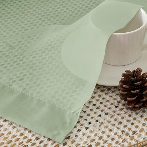 Light Green Sheer Curtains 72 Inches Long 2 Panels (Light Green / 42"W x 72"L (Pack of 2))