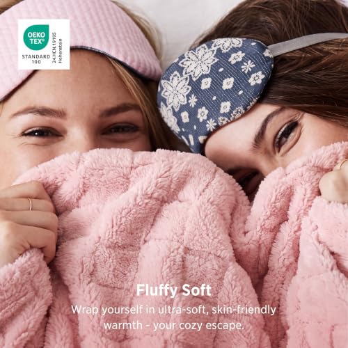 Checkered Soft Cozy Twin Blanket for Bed (05 Pink / Twin (60" X 80"))