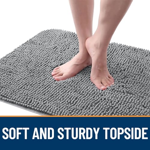 Dog Door Mat for Muddy Paws 44x32 (Grey / 44" X 32")