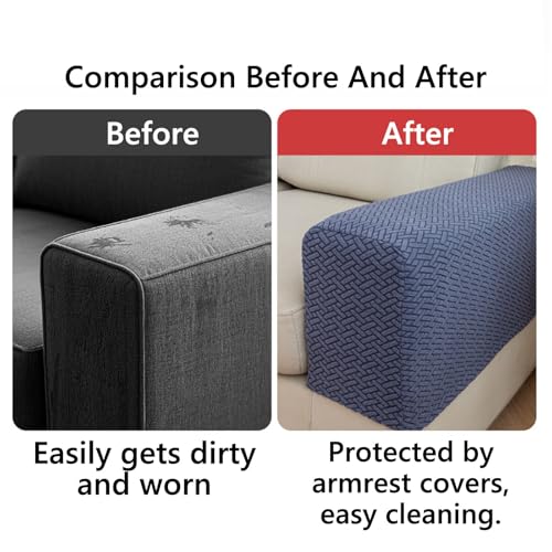 Soothing Home Sofa Covers (Yellow / Arm Rest Covers 2pcs)