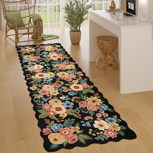 2x10 Runner Rug for Hallway (Black (Big) / 2' x 10' (Rectangular))
