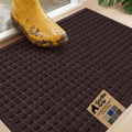 HydroABSORB Door Mat for Indoor Outdoor Use (Coffee / 29" X 17")