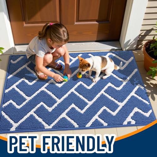 Front Door Mat 32x20 (Navy / 32" X 20")