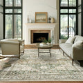 Washable Area Rug 8x10 Large Soft Rugs for Living Room Olive Beige (Olive Beige / 8' x 10' (Rectangular))